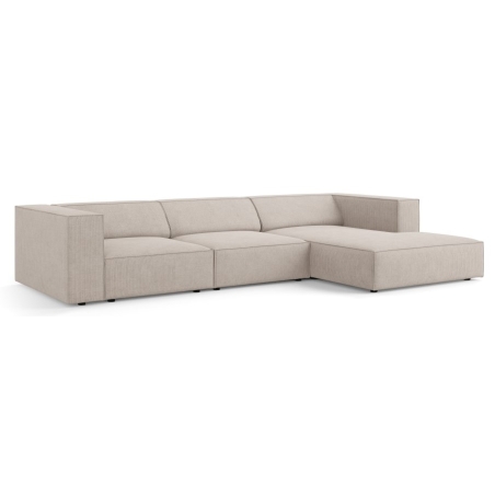 Arendal 4-seater corner sofa chenille with corduroy effect Cosmopolitan Design