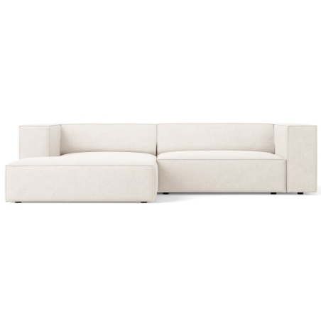 Arendal 3-seater corner sofa chenille with corduroy effect Cosmopolitan Design