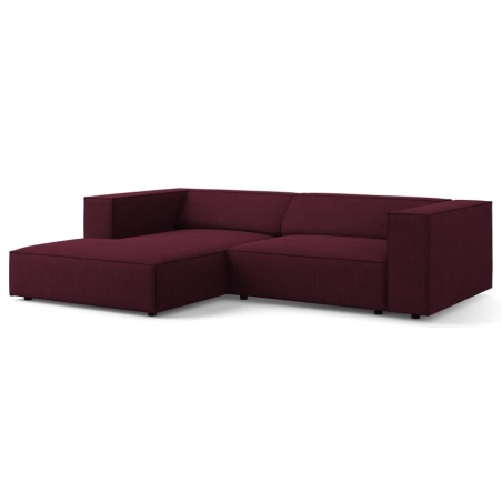 Arendal 3-seater corner sofa chenille with corduroy effect Cosmopolitan Design