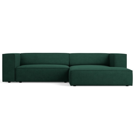 Arendal 3-seater corner sofa chenille with corduroy effect Cosmopolitan Design