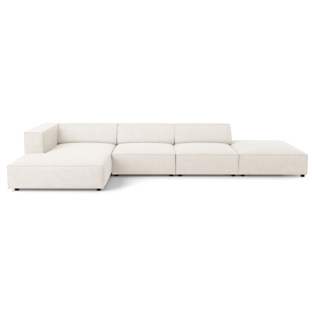 5-seater Arendal chaise lounge sofa with corduroy effect Cosmopolitan Design