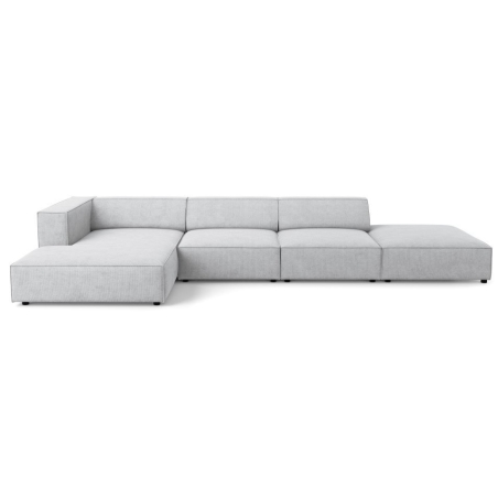 5-seater Arendal chaise lounge sofa with corduroy effect Cosmopolitan Design