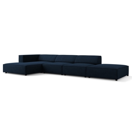 5-seater Arendal chaise lounge sofa with corduroy effect Cosmopolitan Design