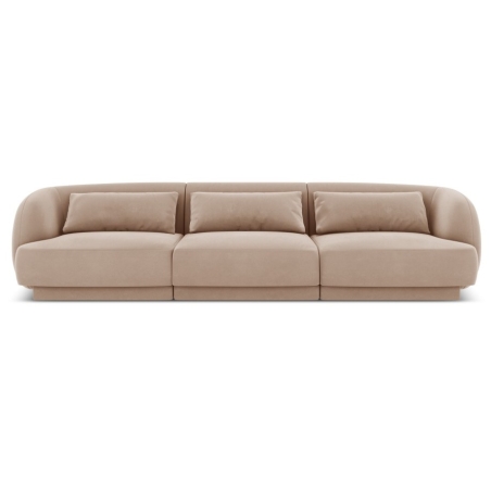 Cosmopolitan-design 3-seater sofa Tulum velour