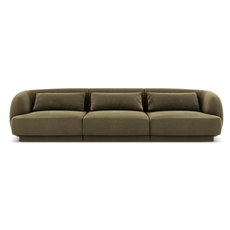 Cosmopolitan-design 3-seater sofa Tulum velour