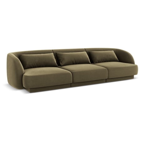 Cosmopolitan-design 3-seater sofa Tulum velour