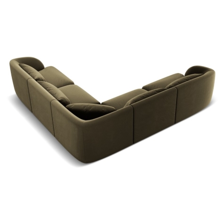 Tulum 5-seater sofa bed in velour Cosmopolitan-design