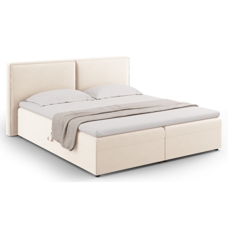 Łóżko kontynentalne 140x200 Arendal welur Cosmopolitan Design
