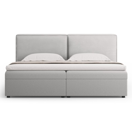 colour - shades of grey, Structured fabric Arendal bed Cosmopolitan Design - Gris Clair (Meg363)