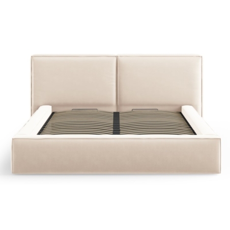 Upholstered bed with box 160x200 Arendal velour Cosmopolitan Design