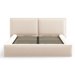 Kolor tapicerki: shades of white Velour Arendal bed Cosmopolitan Design: Beige Clair (Blu22) 