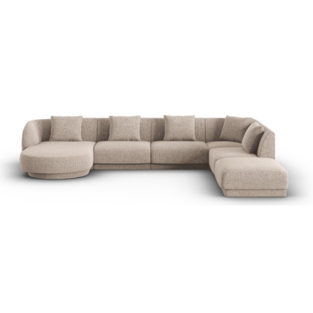 Corner side - Rights, colour - shades of beige, Szenil Tulum Cosmopolitan-design - Beige (Haga30)