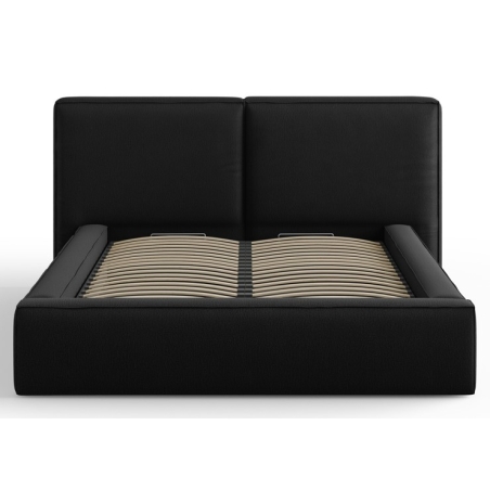 colour - shades of black, Structured fabric Arendal bed Cosmopolitan Design - Noir (Meg368)
