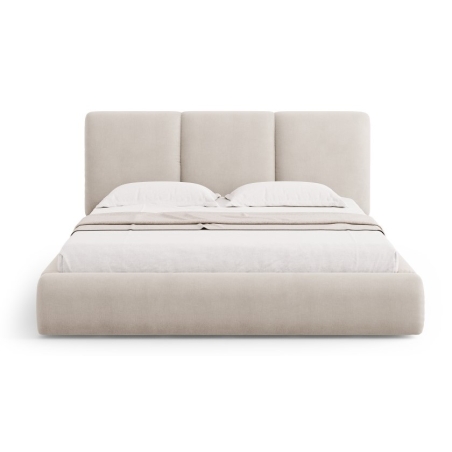 Upholstered bed with Nicolas storage box 160x200 Chenille Cosmopolitan-design