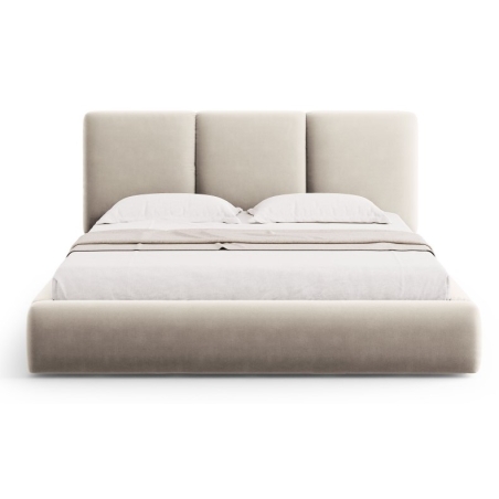 Upholstered bed with box Nicolas 140x200 velour Cosmopolitan-design