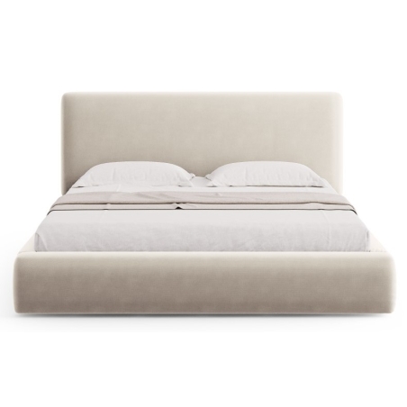 Upholstered bed with box 140x200 Colonel velour Cosmopolitan Design