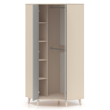 Two-door corner cabinet Mevel 01 ML Meble