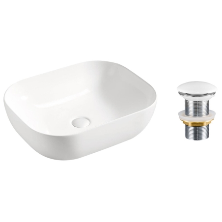 Wash-basin set with click-clack SET-SMILE 50 DP T201-3 Comad