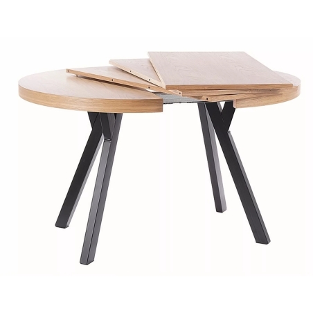 Domingo table natural oak veneer/black (100-250) Signal
