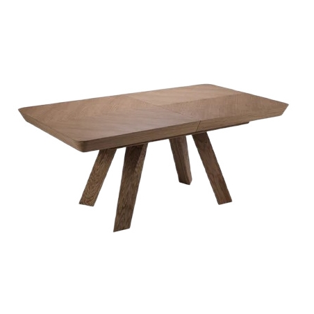 Micadoni wybarwienie stołu fornir/dąb - Ciemny dębowy fornir i ciemnobrązowy dąb