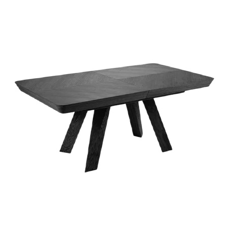 Micadoni wybarwienie stołu fornir/dąb - Czarny dębowy fornir i czarny dąb