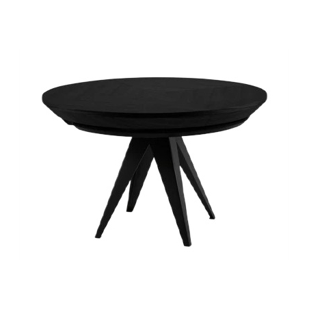 Micadoni table Toni oak colouring - Black oak veneer