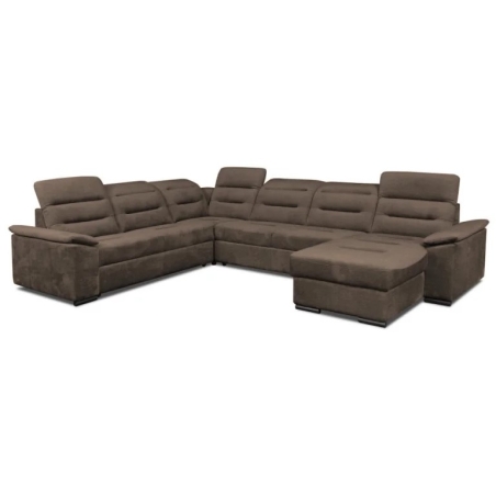 Corner side - Rights, colour - Shades of brown, MebloSoft size 3 - Element 05