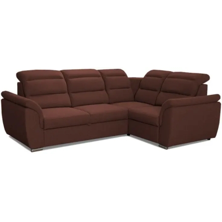 Corner side - Rights, colour - Shades of brown, MebloSoft size 3 - Monolith 63