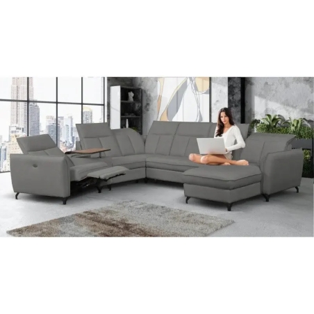 Corner sofa with electric relaxation function 338x315 Romantica Meblosoft