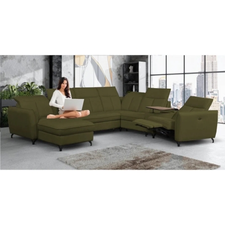 Corner sofa with electric relaxation function 338x315 Romantica Meblosoft