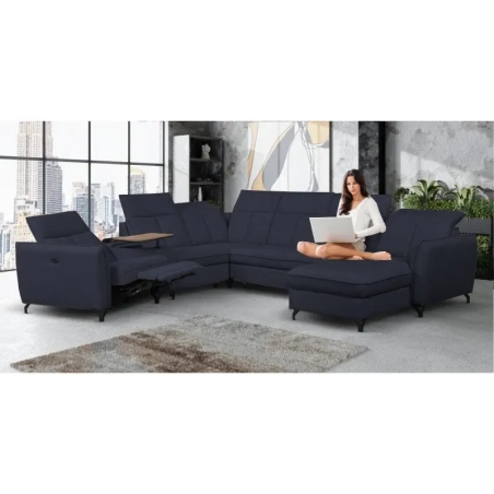 Corner sofa with electric relaxation function 338x315 Romantica Meblosoft