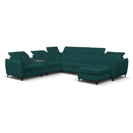 Corner sofa with bar 338x299cm Romantica Meblosoft