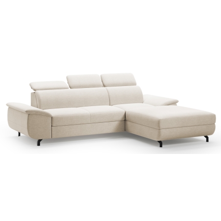 Narożnik Loft 268x203cm Meblosoft jasny beż strona prawa