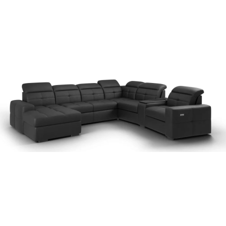 Corner sofa with bar LUX 341x322 Canton Meblosoft