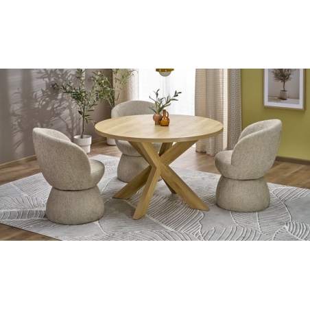 Round table Morus natural Halmar
