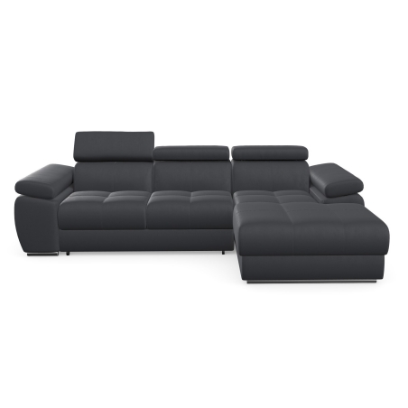 Kolor tapicerki: Ciemny szary Tkanina dedykowana Solar: Solar 96 Kolorystyka nóg: Chrom 