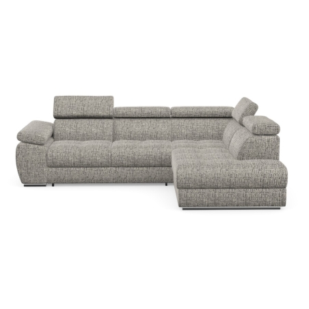 Kolor tapicerki: odcienie szarego Tkaniny Grupa 3: Coco 83 Kolorystyka nóg: Chrom 