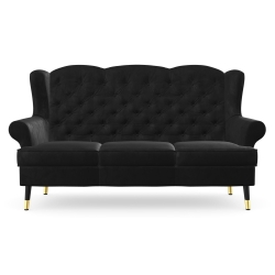 Kolor tapicerki: shades of black Fabrics Group 1: Riviera 100 Leg colours: Black 