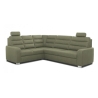 Narożnik Broadway 264x214cm Meblosoft strona lewa zielony