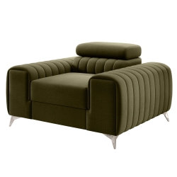 Kolor tapicerki: shades of green Choice of fabric: Nube 33 