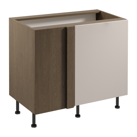 Lower kitchen unit Sorento D100N P/L straight corner Gała Meble