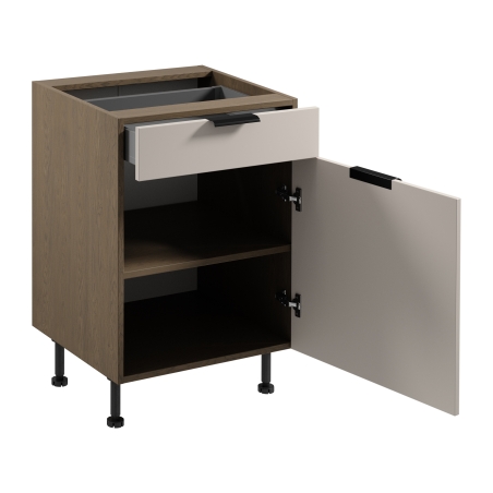 Lower kitchen cabinet Sorento D60S1 P/L AX Gała Meble