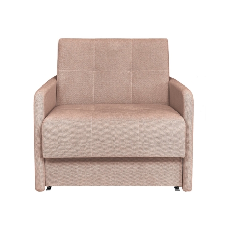 Sofa jednoosobowa Como rozkładana z pojemnikiem różowa Black Red White