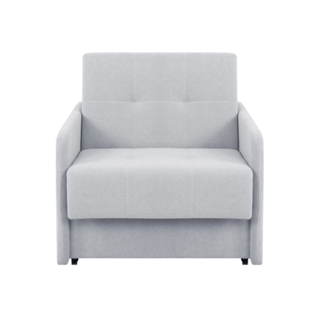 Sofa jednoosobowa Como rozkładana z pojemnikiem szara Black Red White