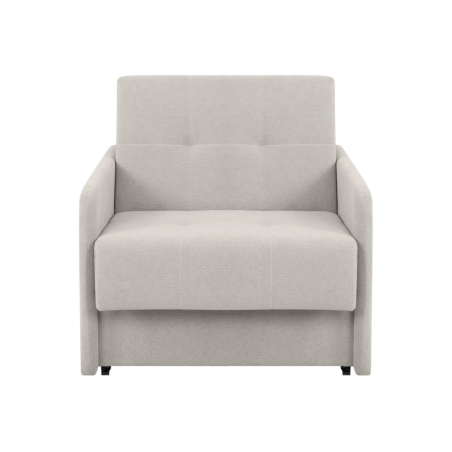 Sofa jednoosobowa Como beżowa rozkładana z pojemnikiem Black Red White