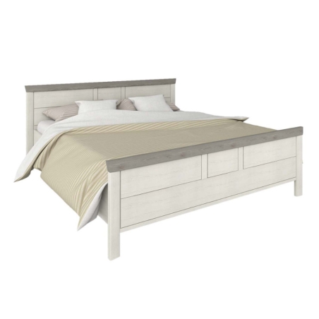 Camron bed 160x200 cm aurelio pine Black Red White