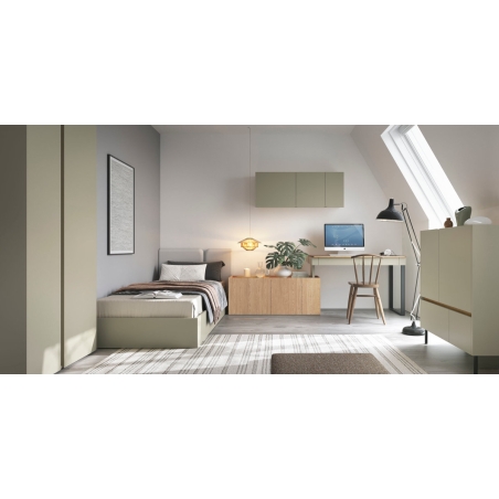 LC6 Luca Eucalyptus open bookcase Meblar