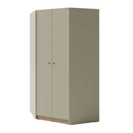 Two-door corner wardrobe AE2 Alessio Eucalyptus Meblar