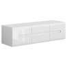 Szafka RTV Azteca Trio Black Red White