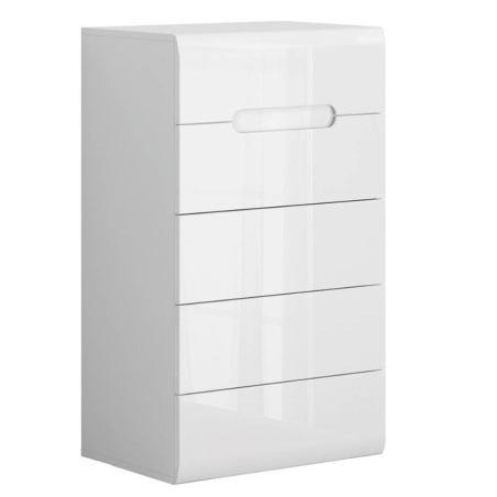 Azteca Trio chest of drawers Black Red White